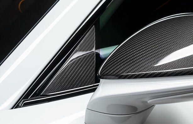 Techart Carbon Fiber Window Triangle Trim : Suncoast Porsche Parts